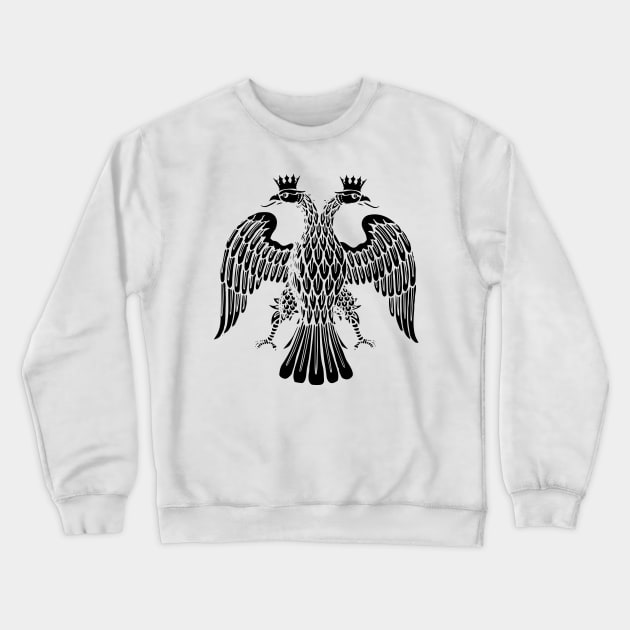 Double-headed Eagle: Western Edition Crewneck Sweatshirt by blackroserelicsshop@gmail.com